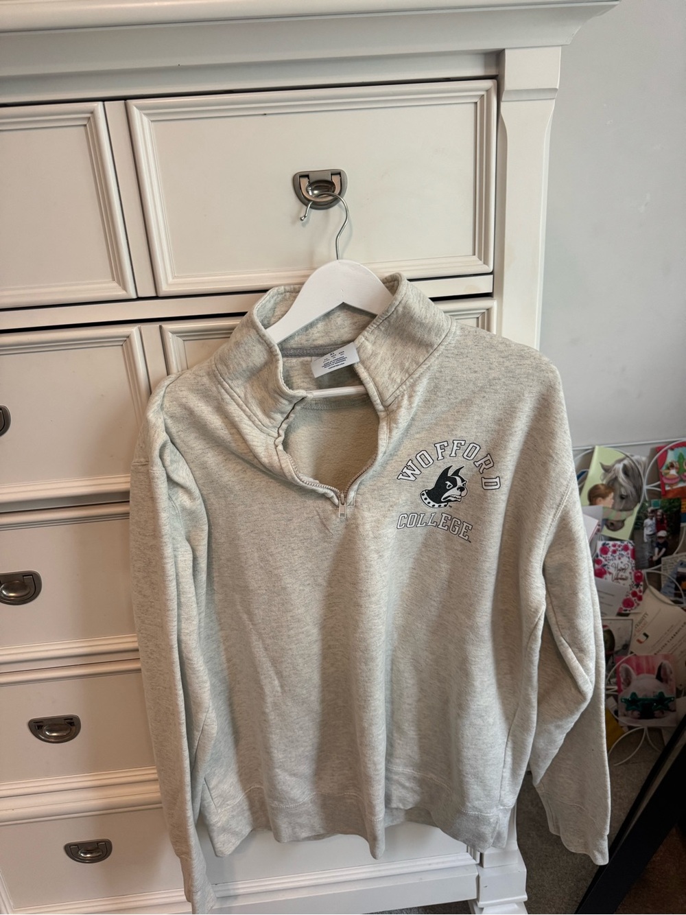 Champion Gray Wofford College Quarter-Zip Pullover